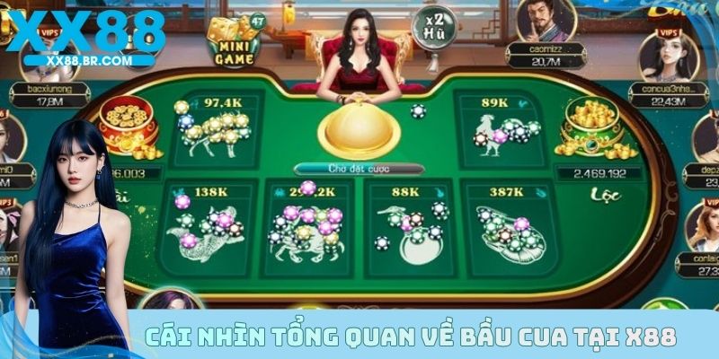 Cái nhìn tổng quan về bầu cua tại X88