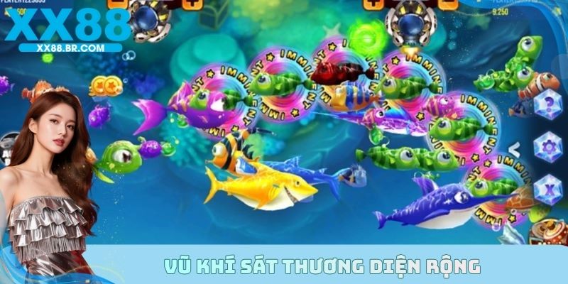 Vũ khí nhằm tăng sát thương diện rộng 